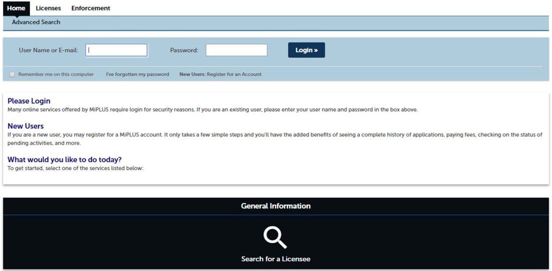 Step 1: Log Into MiPLUS