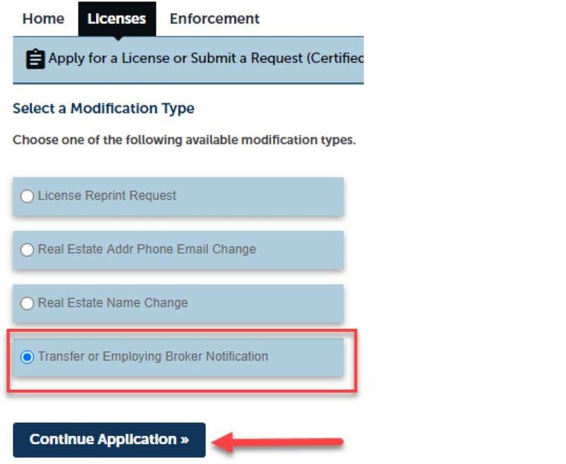 Step 4: Choose Transfer Application